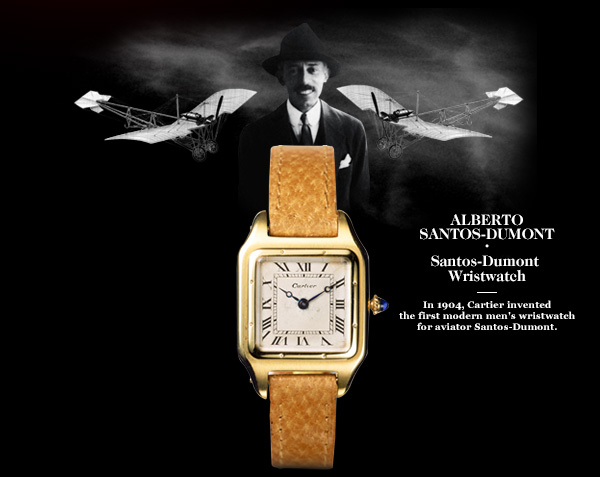 banner đồng hồ Cartier Santos